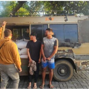 *Polres Probolinggo Amankan Dua Orang Diduga Selundupkan Pupuk Subsidi*