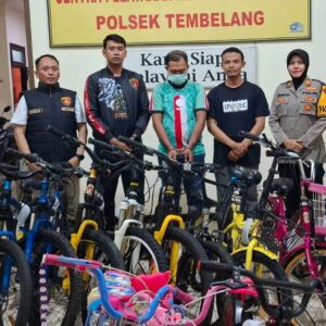 *Polisi Bekuk Pelaku Spesialis Pencurian Sepeda Pancal di 11 TKP*