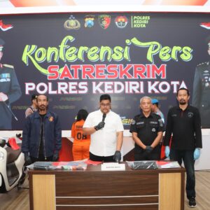 *Polres Kediri Kota Berhasil Amankan Residivis Pencurian di Kamar Kos Yang Viral di Medsos*