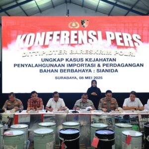*Kemendag RI Apresiasi Polri yang Berhasil Bongkar Perdagangan Ilegal Sianida di Jawa Timur*