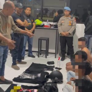 *Polisi Amankan Lima Pesilat Asal Tulungagung yang Ganggu Kamtibmas di Blitar*