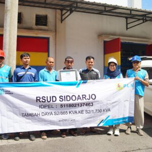 PLN Operasikan Tambah Daya RSUD Sidoarjo, Dukung Layanan Kesehatan Lebih Andal