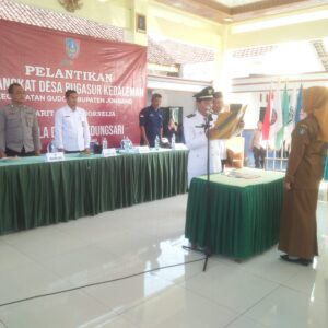 Pelantikan Perangkat Desa Jabatan Kepala Dusun Kedungsari Desa Bugasur Kedaleman , Gudo , Jombang