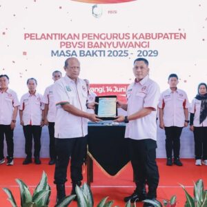 *Kapolda Jatim Lantik Pengurus PBVSI Banyuwangi Masa Bhakti Tahun 2025-2029*