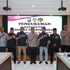 *Polres Pelabuhan Tanjungperak Kukuhkan Satgas Sentot Prawirodirdjo Amankan Malam Satu Suro*
