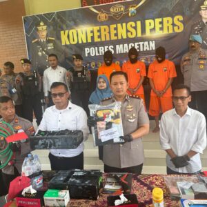 *Polres Magetan Berhasil Tangkap Komplotan Pembobol ATM Lintas Provinsi*