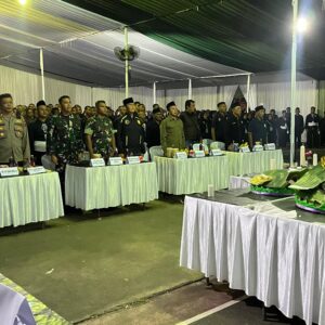 *Polisi Pertebal Pengamanan Pengesahan 354 Warga Baru PSHT Cab.Pasuruan Berjalan Aman dan Kondusif*