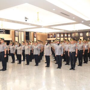 Polri gelar korps raport kenaikan pangkat 3 pati dan 87 pamen