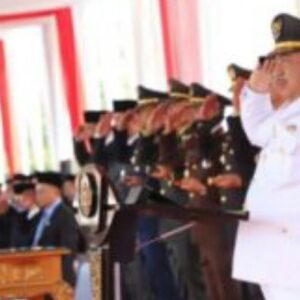 Bupati Warsubi Pertama Kali Pimpin Upacara HUT Kemerdekaan RI ke-80 di Alun-alun Jombang Serta Bertabur Penghargaan.