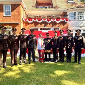 Perwira Polri Penerima Beasiswa LPDP Ikuti Upacara HUT RI ke-80 di London
