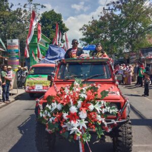 Warga Desa Mancar Peterongan Jombang, adakan Carnaval Spektakuler 2025 Dalam Rangka  Peringatan HUT Kemerdekaan RI ke-80.