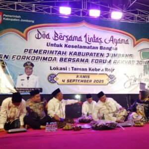 Pemkab Jombang Gelar Do’a Bersama Untuk Keselamatan Bangsa di Kebon Rojo Jombang