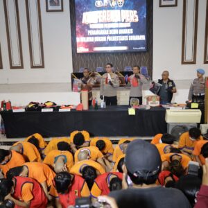 *Polda Jatim Ungkap Fakta Kerusuhan di Surabaya Amankan 315 orang Tetapkan 33 Tersangka*