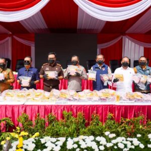 *Polrestabes Surabaya Berhasil Sita Narkoba Senilai 127 Miliar Selamatkan 881 Ribu Jiwa*