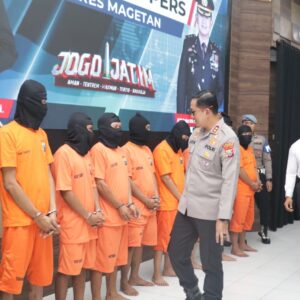 *Selamatkan Generasi Muda, Polres Magetan Amankan 11 Tersangka Narkoba dalam Operasi Tumpas Semeru 2025*