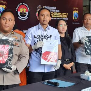 *Polisi Amankan Oknum Pesilat di Tulungagung yang Aniaya Wakapolsek Pakel*