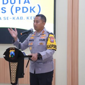 *Polres Kediri Beri Pembakalan Pelajar Duta Kamtibmas Tumbuhkan Budaya Tertib Sejak Dini*