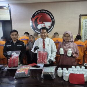 *Semangat Sumpah Pemuda Polresta Banyuwangi Komitmen Berantas Narkoba : Ungkap 22 Kasus Amankan 25 Tersangka*