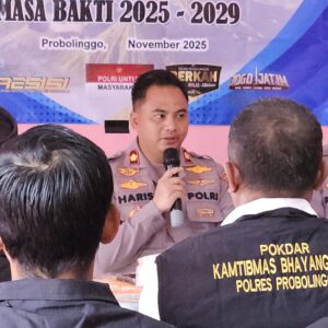 *Polres Probolinggo Kukuhkan Pokdar Kamtibmas*