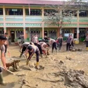 Komitmen Polri dalam Pemulihan Pascabanjir, SD Negeri di Aceh Tamiang Siap Digunakan
