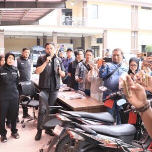 *Gratis, Polres Kediri Kota Temukan dan Kembalikan Motor Hilang  kepada Pemiliknya*