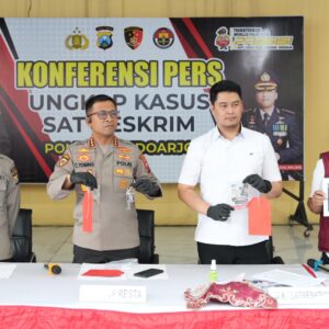 *Polresta Sidoarjo Amankan Komplotan Pencurian Brankas Lintas Provinsi*