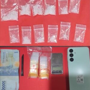 *Polres Pelabuhan Tanjungperak Amankan Tersangka Kurir Sabu di Surabaya*