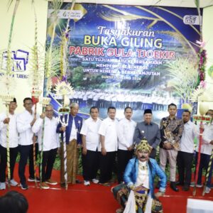 Hadiri Tasyakuran buka giling PG.Tjoekir 2026, Bupati Warsubi dorong percepatan Swasembada Gula Nasional
