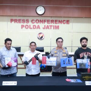 *Polda Jatim Bongkar Komplotan Curat Lintas Provinsi, Beraksi di 13 TKP*