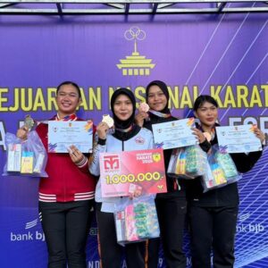 *Bripda Salma Aulia, Polwan Ditpolsatwa Baharkam Polri Borong Medali di Kejurnas Karate PB FORKI 2026*