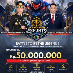 *Sambut Hari Bhayangkara ke – 80 Polda Jatim Gelar Turnamen Esport untuk Umum*