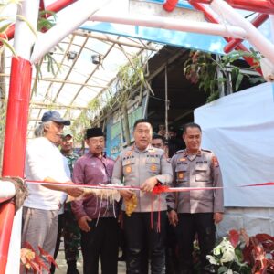 *Polres Batu Rampungkan Jembatan Merah Putih Presisi, Akses Warga Kini Lebih Aman*