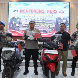 *Polres Madiun Kota Ungkap 3 Kasus Curanmor 4 Orang Residivis Diamankan*
