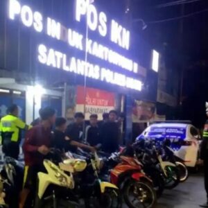 *Polres Ngawi Tingkatkan Patroli Malam, Tindak Balap Liar dan Kendaraan Tak Sesuai Spektek*