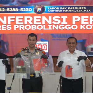 *Polres Probolinggo Kota Amankan Komplotan Curanmor dan Pembobol Konter*