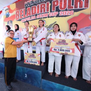 *Kejuaraan Beladiri Polri Piala Kapolda Jatim 2026 Sambut Hari Bhayangkara ke 80, Polres Kediri Raih Gelar Juara*