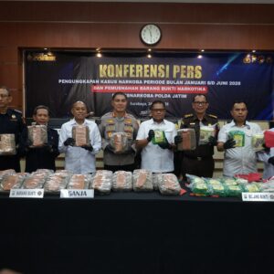 *Polda Jatim Ungkap 3.157 Kasus Narkoba Semester I Tahun 2026, Selamatkan 2,79 Juta Jiwa dari Bahaya Narkotika*