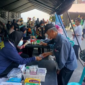 *Polresta Malang Kota Gelar Bakkes, 200 Warga Ikuti Cek Kesehatan Gratis di Hari Bhayangkara ke – 80*