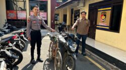 *Polres Pasuruan Kota Amankan Tersangka Pencuri Motor di Pohjentrek*