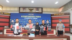 *Polresta Tuban Amankan 8 Tersangka Pengeroyokan di 4 Lokasi*