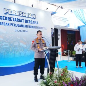 *Kapolri Meresmikan Sekretariat Bersama Koalisi Besar Perjuangan Buruh Indonesia*