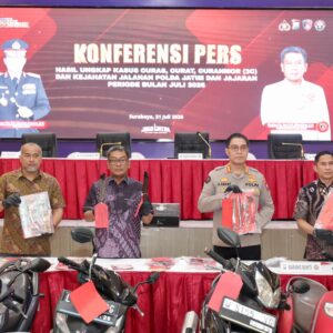 *Polda Jatim Ungkap 178 Kasus 3C, Amankan 206 Tersangka Selama Juli 2026*