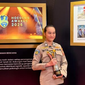 *Brigadir Renita Rismayanti Raih Hoegeng Awards 2026 Kategori Polisi Inovatif Berkat Inovasi Digitalisasi Data Kriminal Misi PBB*