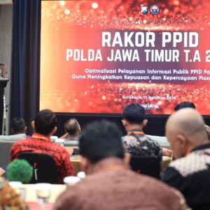 *Rakor PPID Polda Jatim 2026 Perkuat Kepercayaan Publik melalui Keterbukaan Informasi*