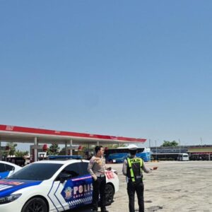 *Polres Ngawi Siapkan Layanan Pengamanan Overland Lintas Negara di Rest Area Tol 575A*