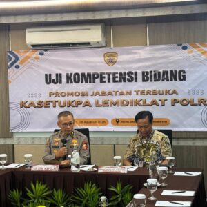*Polri Buka Seleksi Terbuka Kasetukpa Lemdiklat, 13 Perwira Ikuti Uji Kompetensi*
