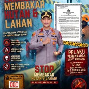 *Polres Ngawi Keluarkan Maklumat Terkait Karhutla, Larang Keras Buka Lahan dengan Dibakar*