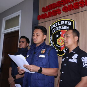 *Polres Gresik Ungkap Curanmor di Rest Area Wahas, Dua Terduga Pelaku Diamankan*