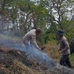 *Polres Blitar dan Tim Gabungan Intensifkan Patroli Pemantauan, Antisipasi Karhutla Gunung Butak*
